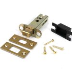 satin brass 3" heavy duty tubular deadbolt