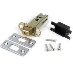 satin chrome 3" heavy duty tubular deadbolt