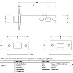 pewter 4" heavy duty tubular deadbolt