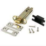 polished nickel 4" heavy duty tubular deadbolt