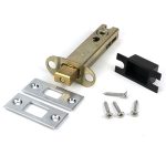 satin chrome 4" heavy duty tubular deadbolt