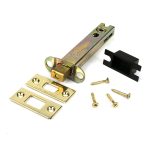 polished brass 5" heavy duty tubular deadbolt