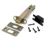 aged brass 5" heavy duty tubular deadbolt