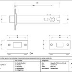 aged brass 5" heavy duty tubular deadbolt