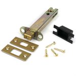 satin brass 5" heavy duty tubular deadbolt