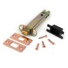 polished bronze 5" heavy duty tubular deadbolt