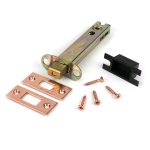 polished bronze 5" heavy duty tubular deadbolt