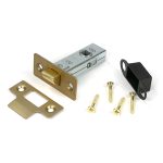 satin brass 2½" tubular mortice latch