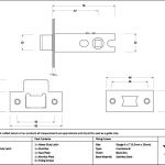 pewter 3" heavy duty latch