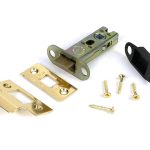 polished brass 3" heavy duty latch