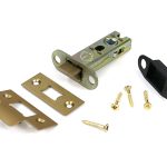 satin brass 3" heavy duty latch