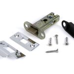 polished chrome 3" heavy duty latch