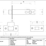 pewter 4" heavy duty latch
