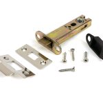 polished nickel 4" heavy duty latch
