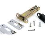 polished chrome 4" heavy duty latch