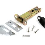 satin chrome 4" heavy duty latch