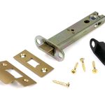 satin brass 5" heavy duty latch