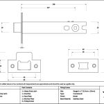 satin chrome 5" heavy duty latch