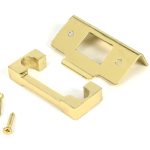 polished brass ½" rebate kit for heavy duty latch