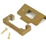 satin brass ½" rebate kit for heavy duty latch