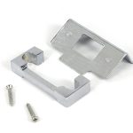 polished chrome ½" rebate kit for heavy duty latch