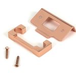 polished bronze ½" rebate kit for heavy duty latch