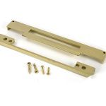 polished brass ½" rebate kit for euro din sash lock