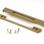 satin brass ½" rebate kit for euro din sash lock