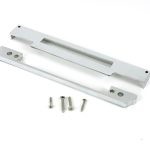 polished chrome ½" rebate kit for euro din sash lock