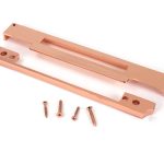 polished bronze ½" rebate kit for euro din sash lock