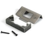 pewter ½" rebate kit for tubular mortice latch