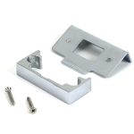 polished chrome ½" rebate kit for tubular mortice latch