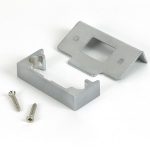 satin chrome ½" rebate kit for tubular mortice latch