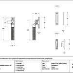pewter locking brompton fastener rh