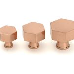 polished bronze kahlo cabinet knob 32mm