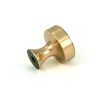 polished bronze scully cabinet knob 25mm