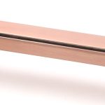 polished bronze scully pull handle medium