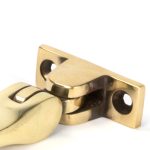 aged brass art deco 8" stay