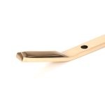 polished bronze art deco 8" stay