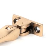 polished bronze art deco 8" stay