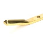 polished brass art deco 12" stay