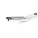 polished chrome art deco 12" stay