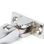 polished chrome art deco 12" stay