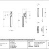 polished bronze locking art deco fastener rh