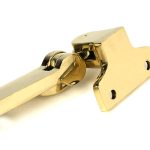 polished brass 8" reeded stay (steel window)