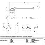 pewter 10" newbury stay (steel window)