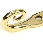 polished brass 8" monkeytail stay (steel window)