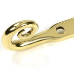 polished brass 10" monkeytail stay (steel window)