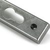 pewter reeded slimline lever espag. lock set