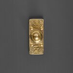 victorian 'kenrick' bell push brass